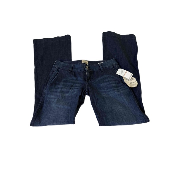 Dylan George Dark Blue‎ Straight Fit 5Pocket Style Metal Button Jeans Size 28 - Picture 2 of 8